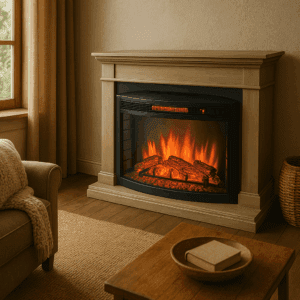Muskoka Low Profile 26” Curved Electric Fireplace