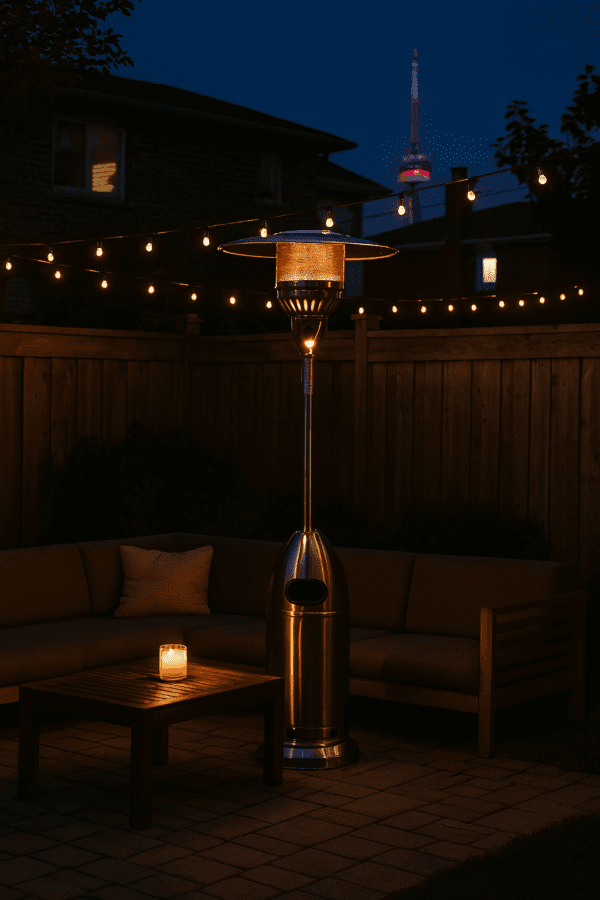 Dyna Glo Bullet Stainless Steel Patio Heater - 48,000 BTU - Image 8