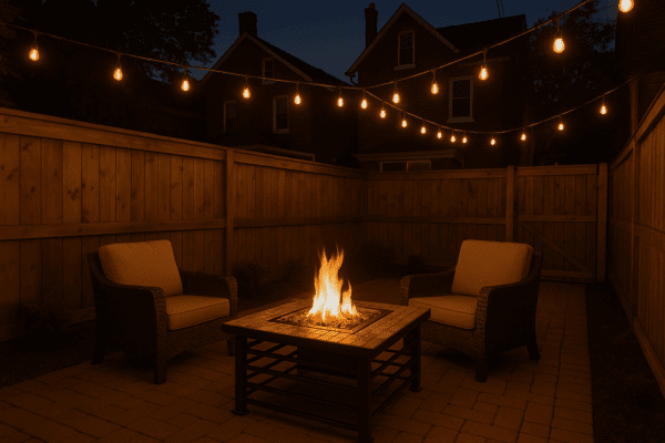 Cascade Slate Wood Burning Fire Table - Image 6